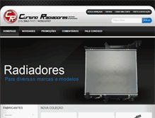 Tablet Screenshot of cursinoradiadores.com.br